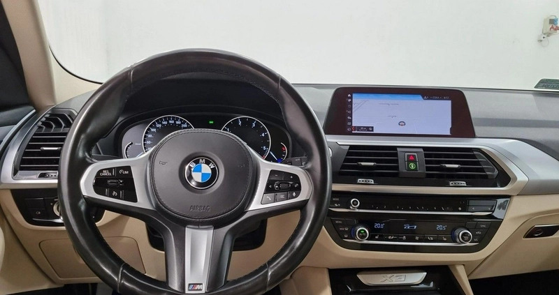 BMW X3 cena 169900 przebieg: 43464, rok produkcji 2020 z Jedwabne małe 326